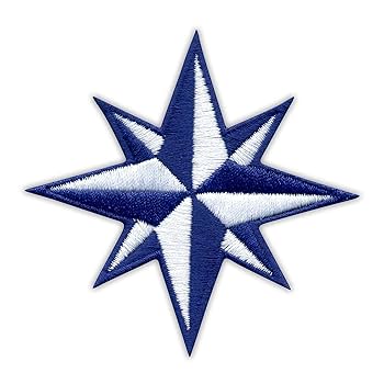 STONE  ウインドローズ　メッシュワッペン 機械刺繍布地手縫い/アイロンワッペン マスクと衣装の